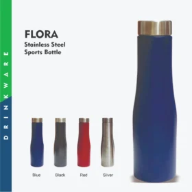 Flora Stainless Steel Sports Bottle